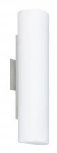 Besa Lighting 2NW-770207-SL - Besa Wall Baaz 16 Silver Opal Matte 2x40W B10