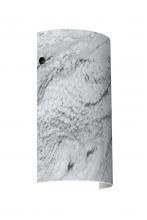 Besa Lighting 7042MG-LED-BK - Besa Tamburo LED Wall Marble Grigio Black 1x8W LED