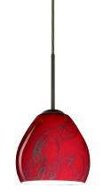 Besa Lighting B-4122MA-HAL-BR - Besa Bolla Pendant For Multiport Canopy Bronze Magma 1x40W G9