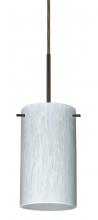 Besa Lighting B-440419-HAL-BR - Besa Stilo 7 Pendant For Multiport Canopy Bronze Carrera 1x40W G9