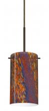 Besa Lighting B-4404CE-HAL-BR - Besa Stilo 7 Pendant For Multiport Canopy Bronze Ceylon 1x40W G9