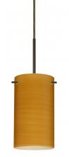 Besa Lighting B-4404OK-HAL-BR - Besa Stilo 7 Pendant For Multiport Canopy Bronze Oak 1x40W G9