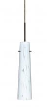 Besa Lighting B-567419-HAL-BR - Besa Camino Pendant For Multiport Canopy Bronze Carrera 1x40W Halogen