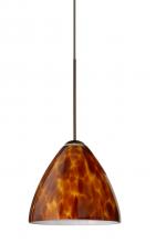 Besa Lighting X-177918-BR - Besa Pendant For Multport Canopy Mia Bronze Amber Cloud 1x50W Halogen