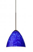 Besa Lighting X-177986-LED-BR - Besa Pendant For Multport Canopy Mia Bronze Blue Cloud 1x5W LED