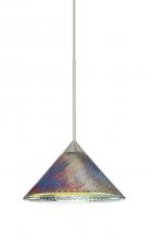 Besa Lighting X-550493-SN - Besa Pendant For Multiport Canopy Swirl Satin Nickel Dicro Swirl 1x50W Halogen