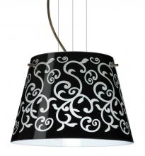 Besa Lighting 1KG-4393BD-LED-BR - Besa Amelia 12 LED Pendant 1KG Black Damask Bronze 1x11W LED