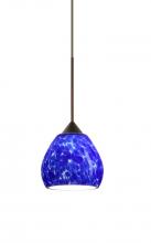  1XC-560586-BR - Besa Pendant Tay Tay Bronze Blue Cloud 1x50W Halogen