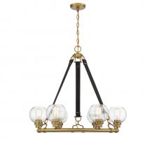 Savoy House 1-1838-6-322 - Bozeman 6 LT Chandelier in Warm Brass