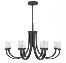 Savoy House 1-6622-9-89 - Kahn 9-Light LED Chandelier in Matte Black