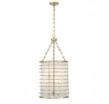 Savoy House 7-3362-6-322 - Byron 6-Light Pendant in Warm Brass