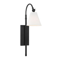 Savoy House 9-1201-1-89 - Rutland 1-Light Adjustable Wall Sconce in Matte Black