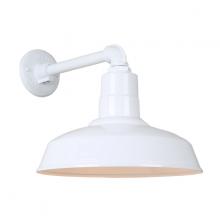 Hi-Lite MFG Co. H-QSN15114-SA-93/QSNB-44-93 - 14&#34; Gooseneck Light Warehouse Shade, QSNB-44 Arm