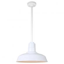 Hi-Lite MFG Co. H-QSN15114-SA-93/QSN24ST3-93/QSNHSC-93 - 14&#34; Ceiling Stem Light