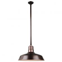 Hi-Lite MFG Co. H-QSN15116-SA-145/QSN36ST3-145/QSNHDSMC-145 - 16&#34; Ceiling Stem Light