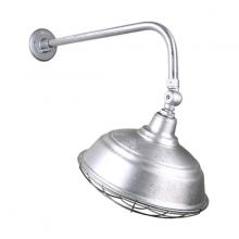 Hi-Lite MFG Co. H-QSN15117-SA-96/QSNB-13-96/QSNSK-96/QSNWGR-17-96 - 17&#34; Gooseneck Light Warehouse Shade, QSNB-13 Arm, Swivel Knuckle & Wire Guard Accessories