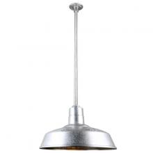 Hi-Lite MFG Co. H-QSN15118-SA-96/QSN36ST3-96/QSNHDSMC-96 - 18&#34; Ceiling Stem Light