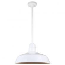 Hi-Lite MFG Co. H-QSN15118-SA-93/QSN24ST3-93/QSNHSC-93 - 18&#34; Ceiling Stem Light