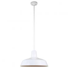 Hi-Lite MFG Co. H-QSN15118-SA-93/QSN36ST3-93/QSNHSC-93 - 18&#34; Ceiling Stem Light