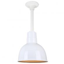 Hi-Lite MFG Co. H-QSN16110-SA-93/QSN12ST3-93/QSNHDSMC-93 - 10&#34; Ceiling Stem Light