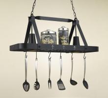 Hi-Lite MFG Co. H-42Y-D-BK01/A-COP - POT RACK COLLECTION