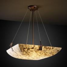 Justice Design Group ALR-9641-25-DBRZ-LED-3000 - 18&#34; Pendant Bowl w/ Tapered Clips