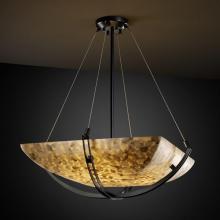 Justice Design Group ALR-9722-25-MBLK-LED-5000 - 24&#34; Pendant Bowl w/ Crossbar