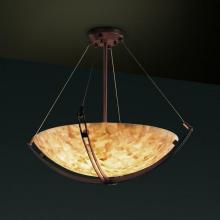 Justice Design Group ALR-9724-25-DBRZ-LED-6000 - 36&#34; Pendant Bowl w/ Crossbar