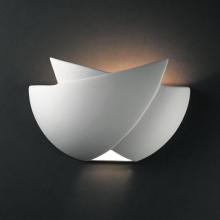 Justice Design Group CER-2500-BLK-LED-1000 - Wall Sconce