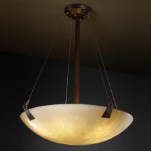 Justice Design Group CLD-9641-35-DBRZ-LED3-3000 - 18&#34; LED Pendant Bowl w/ Tapered Clips