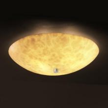 Justice Design Group CLD-9672-25-NCKL-LED-5000 - 24&#34; Semi-Flush Bowl w/ Fluorescent Lamping