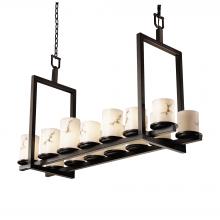 Justice Design Group FAL-8769-10-DBRZ - Dakota 14-Light Bridge Chandelier (Short)