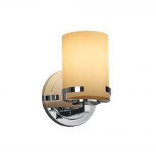 Justice Design Group FSN-8451-10-ALMD-CROM - Atlas 1-Light Wall Sconce