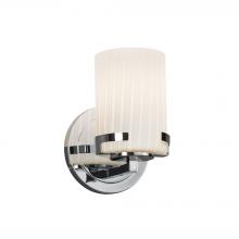 Justice Design Group FSN-8451-10-RBON-CROM - Atlas 1-Light Wall Sconce