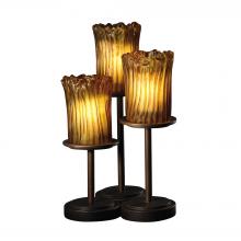 Justice Design Group GLA-8797-16-AMBR-DBRZ-LED3-2100 - Dakota 3-Light LED Table Lamp