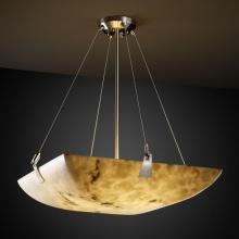 Justice Design Group FAL-9641-25-MBLK-LED-3000 - 18&#34; Pendant Bowl w/ Tapered Clips
