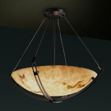 Justice Design Group FAL-9724-35-DBRZ - 36&#34; Pendant Bowl w/ Crossbar