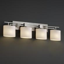 Justice Design Group FSN-8704-20-OPAL-CROM - Aero 4-Light Bath Bar