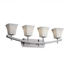 Justice Design Group POR-8594-10-BANL-CROM - Archway 4-Light Bath Bar