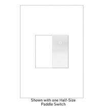 Legrand ASPD1531W4 - adorne® Paddle Switch, Half-Size, White, with Microban®