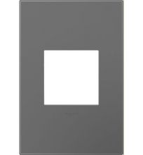 Legrand AWP1G2MG6 - adorne® Magnesium One-Gang Screwless Wall Plate with Microban®