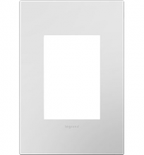 Legrand AWP1G3PW4 - adorne® Matte White One-Gang-Plus Screwless Wall Plate with Microban®