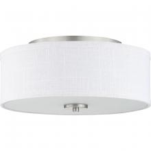 Progress P350130-009 - Inspire Collection 13&#34; Two-Light Flush Mount