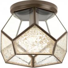 Progress P3868-20 - Cinq Collection Antique Bronze One-Light 12&#34; Flush Mount