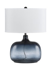 CAL Lighting BO-2263TB - 24.25&#34; Height Glass Table Lamp in Blue