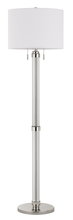 CAL Lighting BO-2829FL - 60&#34; Height Metal Floor Lamp in Brushed Steel