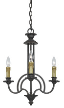 CAL Lighting FX-3513/3 - 21&#34; Three Light Chandelier in English Bronze