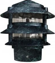 Dabmar D5305-LED4-VG - PAGODA FIX 3 TIER 6&#34; TOP 3&#34;BASE 4W LED 120V