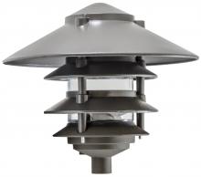 Dabmar D5400-BZ - PAGODA FIX 4 TIER 10&#34;TOP 3&#34;BASE INCAND 120V