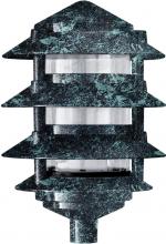 Dabmar D5407-VG - PAGODA FIX 4 TIER 6&#34; 3&#34;BASE 13W DL-S13-GU24 120V